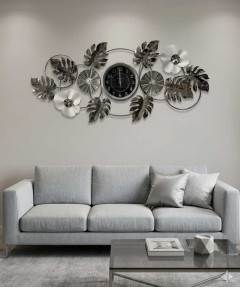 Silver Metal Clock New Collection
